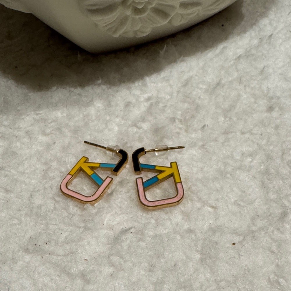Colorful Geometric Earrings